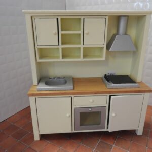 modern keukenblok zachtgeel