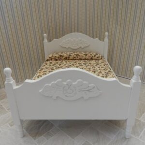 wit tweepersoonsbed