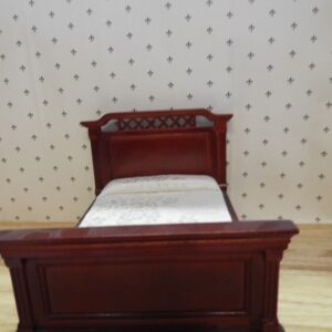 tweepersoons mahonie bed