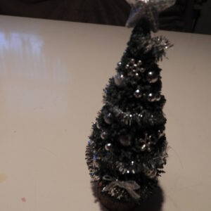 kerstboom zilver - 11cm