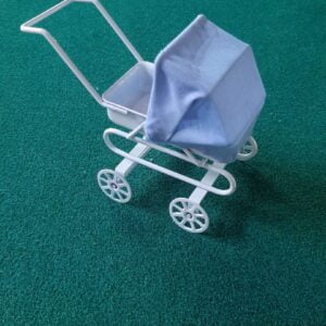 poppenwagen - blauw