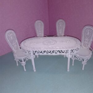 Eettafel set (smeedijzer)