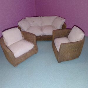Stenen bankstel (compleet)